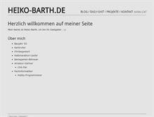 Tablet Screenshot of heiko-barth.de